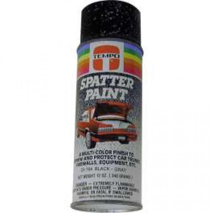 Spatter Paint, Black