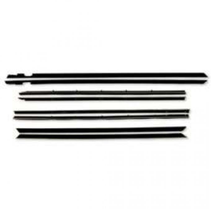 Belt Weatherstrip Kit - Doors and Rear Quarter Windows - 8 Pieces -Door Hardtop