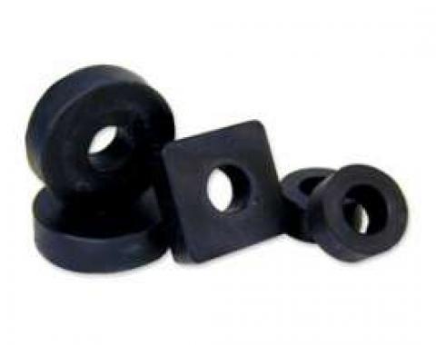 Body To Frame Pad Kit - All Rubber - 36 Pieces