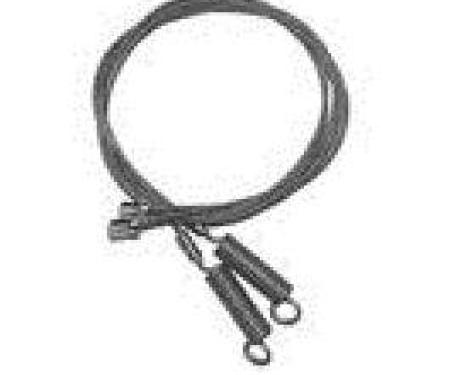 Convertible Tension Cables, Side, Pair, Fairlane, Cyclone, 1966-67