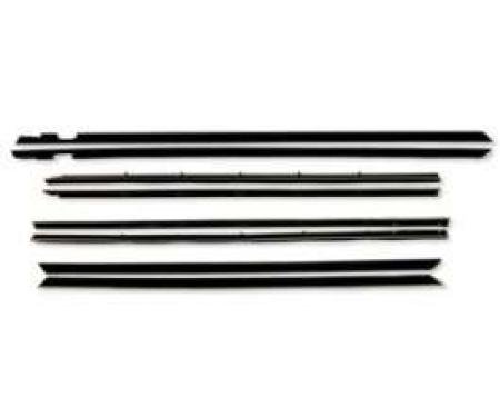 Belt Weatherstrip Kit - Doors and Rear Quarter Windows - 8 Pieces - Convertible