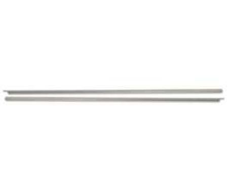Lower Door Panel Retainer, Stainless, Galaxie, 1964
