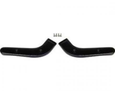 Bench Seat Hinge Covers - Black