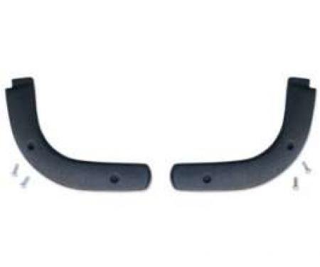 Bench Seat Hinge Covers - Black