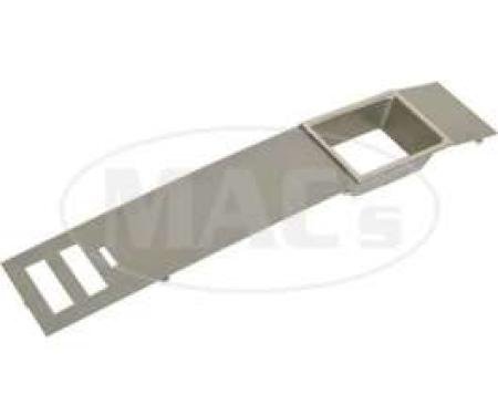 4 Speed Console Plate W/ Power Windows & Locks, Galaxie, 1965-1966