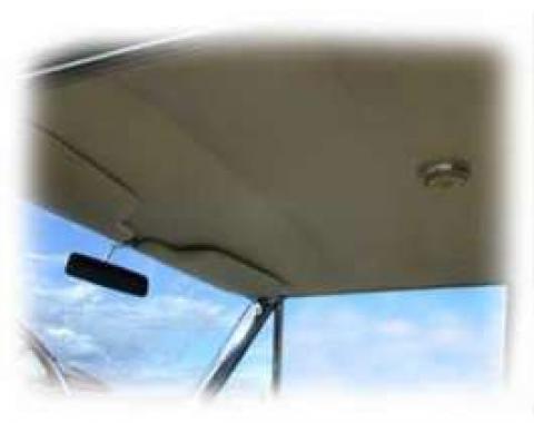 Headliner, 2 Door Hardtop, Montego, MX, Brougham, Cyclone, GT, Model 65, 1970 | Black