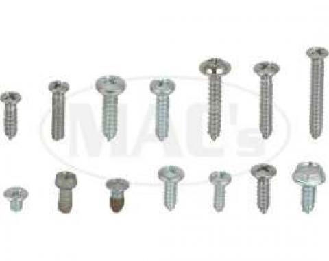 Interior Screw Kit, 2 Door, Galaxie, 1962
