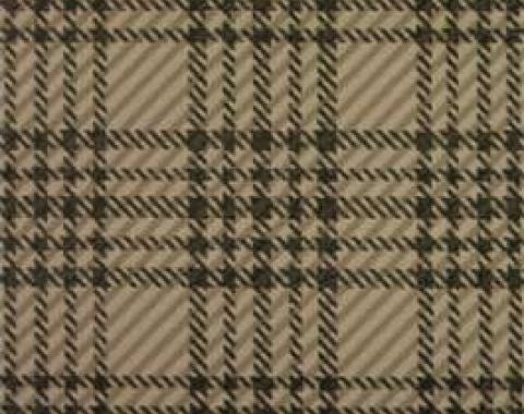 Trunk Mat, Vinyl, Plaid, Falcon, 1964-1965