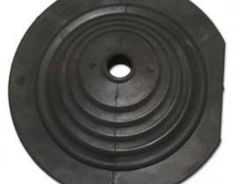 Transmission Floor Shift Boot - Round With Flat Side