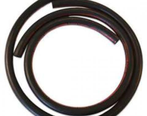 Heater Hose Set - Exact Reproduction - 2 Pieces - Yellow Stripe - For Cars Without Air Conditioning