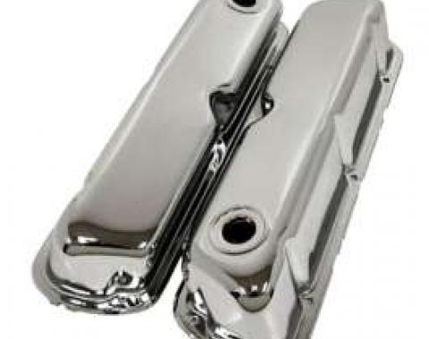 Ford Valve Covers, Small Block, Chrome, 1962-1979