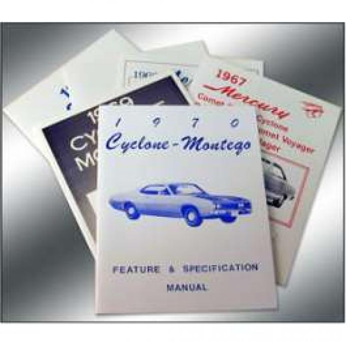 Cyclone and Montego Illustrated Facts Manual - 44 Pages