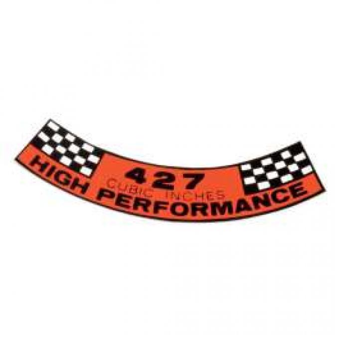 Air Cleaner Decal - 427 High Performance