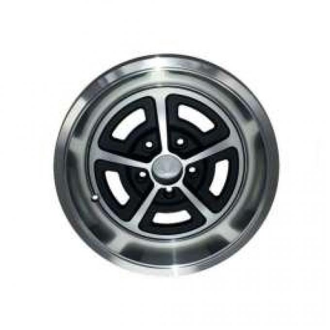 Ford Magnum 500 Modified Wheel, Brushed Aluminum, 15 x 10, Each, 1955-1979