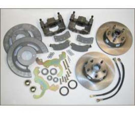 Disc Brake Conversion Kit, Bolt On, 4 To 5 Lug Conversion, Comet, Falcon, Ranchero, 1960-1965