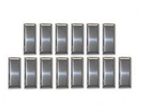 Bucket Seat Emblem, Set of 14, Hardtop, Galaxie, 1962-1963