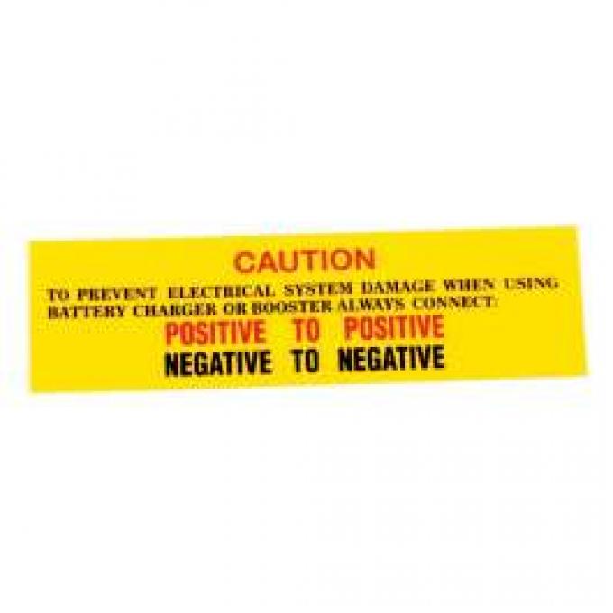 Decal - Battery Caution