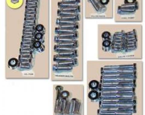 Engine Hardware Kit (429, 460, Chrome)