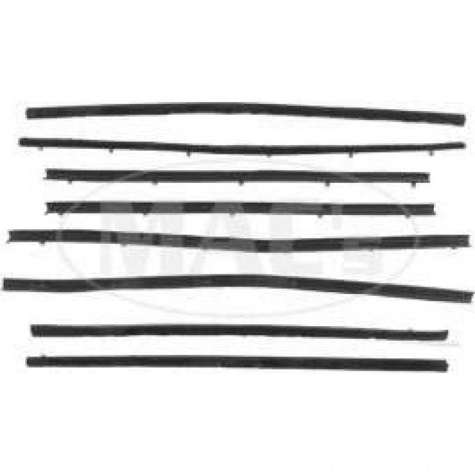 66/67 Fairlane Windowfelt Kit (4 Door)-8 Piece