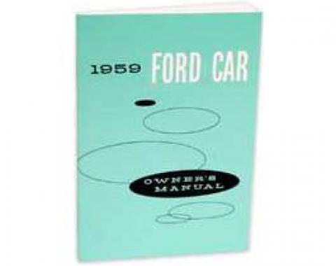 Ford Owner's Manual - 40 Pages With Illustrations