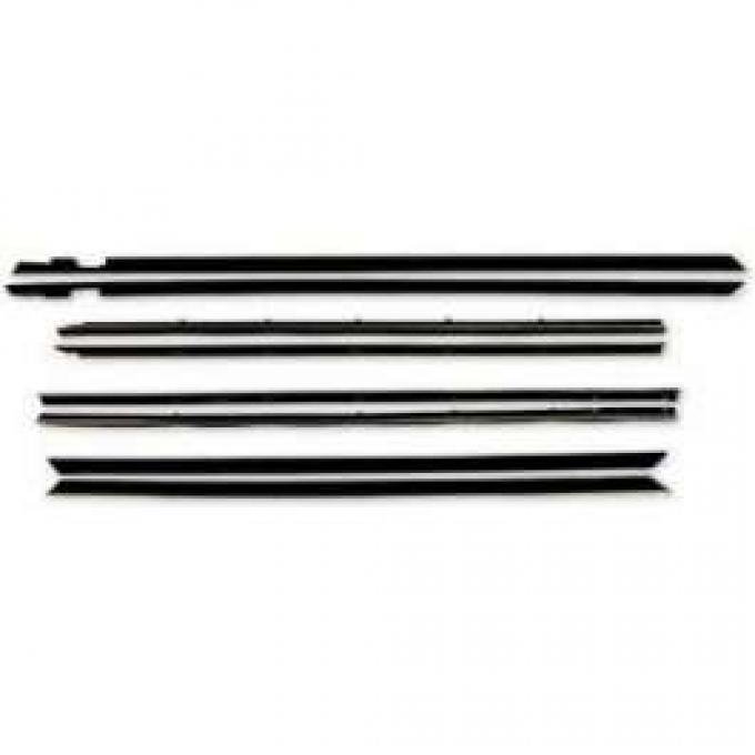 Belt Weatherstrip Kit - Doors and Rear Quarter Windows - 8 Pieces