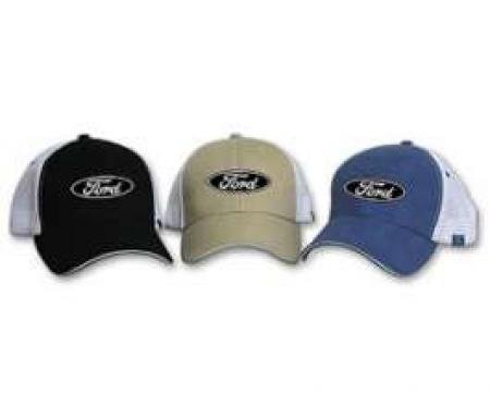 Mesh Trucker Hat, With Ford Logo