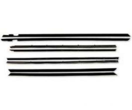 Belt Weatherstrip Kit - Front and Rear Door Windows - 8 Pieces