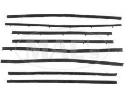 66/67 Fairlane Windowfelt Kit (4 Door)-8 Piece