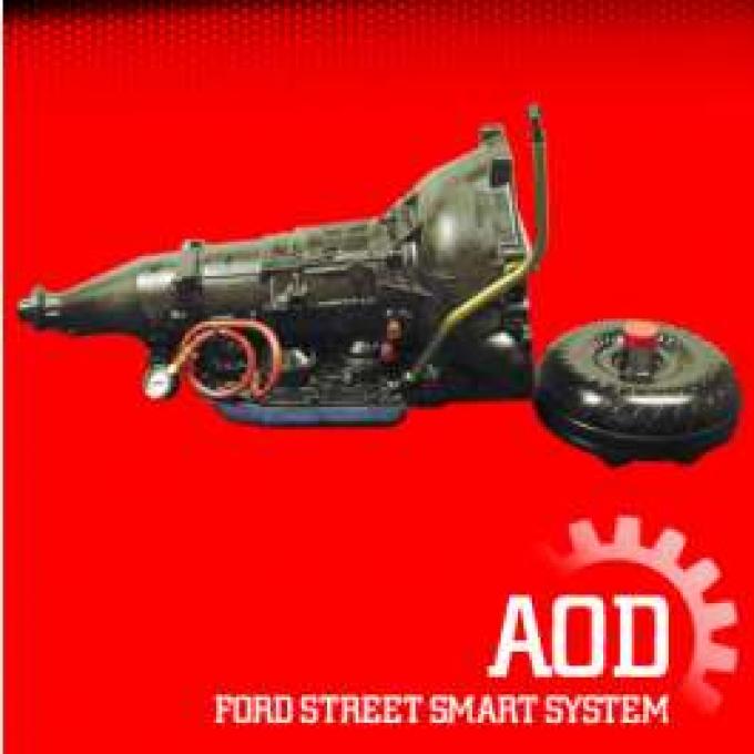 Transmission Package, Street, AOD Automatic, Small Block 260, 289, 302, 351W, 450 HP, Ford