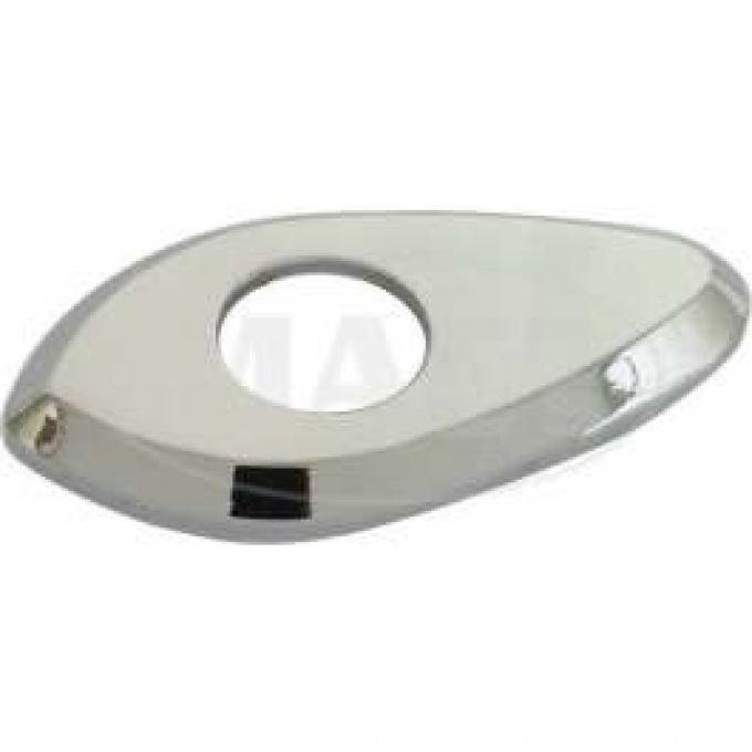 Front Window Crank Escutcheon, XL, Galaxie, 1964