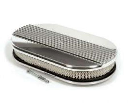 RIBBED OVAL AIR CLEANER (4V)
