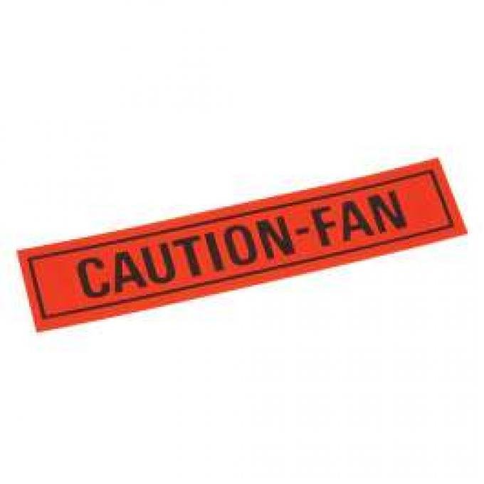 Decal - Caution Fan Warning