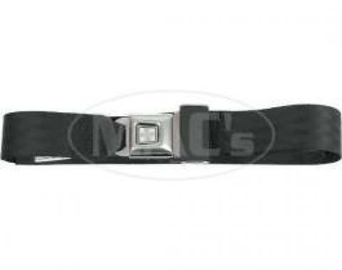 Seatbelt Solutions Ford | Mercury Lap Belt, 74" with Starburst Push Button 1203741000 | Black
