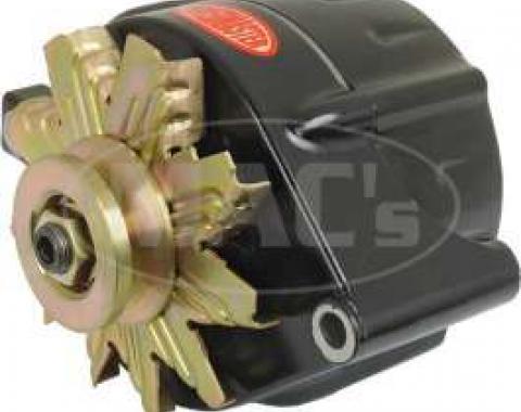 66/93 Black Finish Alternator Internally Regulated, 140 Amp