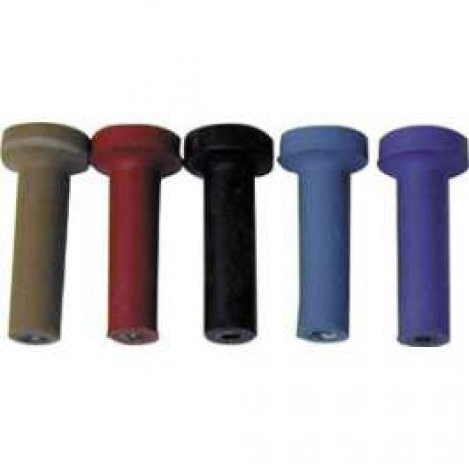 Door Lock Buttons - Blue Plastic