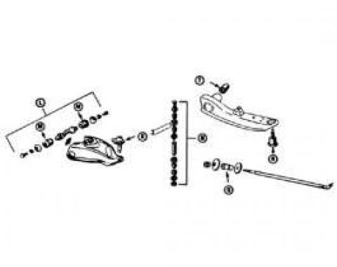 Upper Ball Joint - 4 Bolt Style