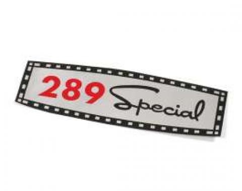 Decal - Valve Cover - 289 Special