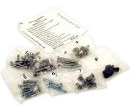Interior Screw Kit, Convertible, Galaxie, 1965