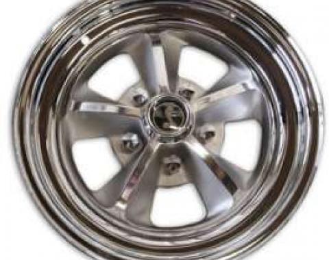 Ford Shelby Wheel, Chromed Steel, 15 x 7, 1969-1970