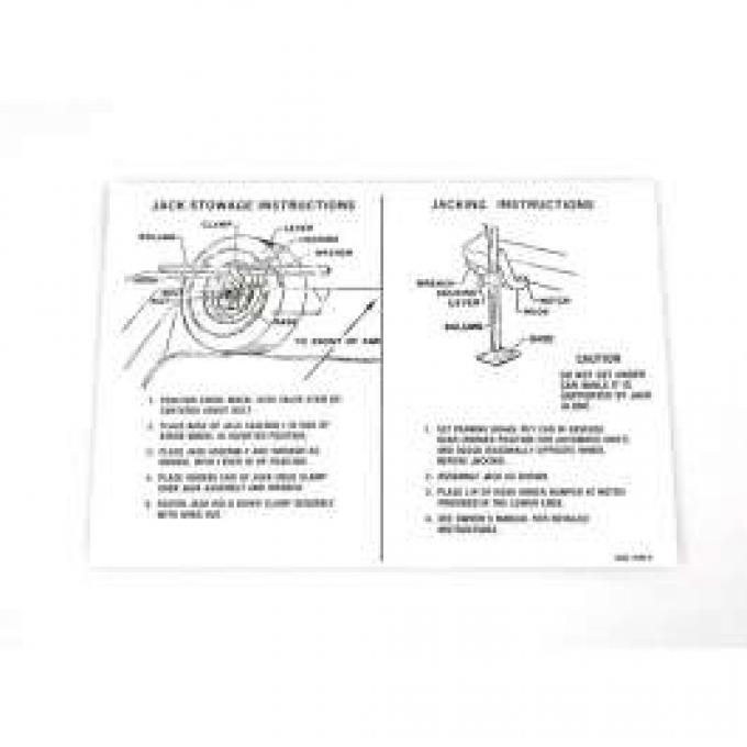 Decal - Jack Instructions - Regular Wheels