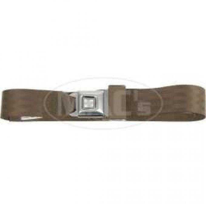 Seatbelt Solutions Universal Lap Belt, 60" with Starburst Push Button 1203603008 | Medium Beige