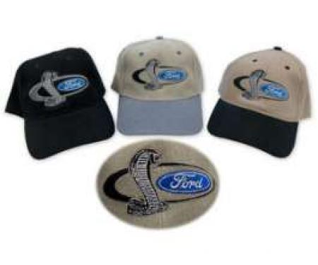 Hat, Ford Oval With Cobra Snake