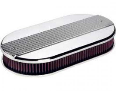 RIBBED OVAL AIR CLEANER (4X2)