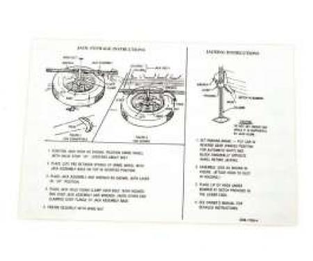 Decal - Jack Instructions - Styled Wheels