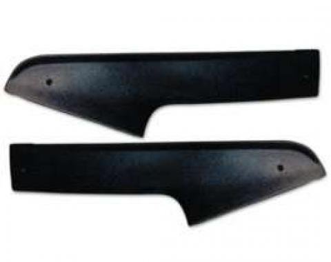 Roof Sail Panel - Black ABS Plastic - Fastback