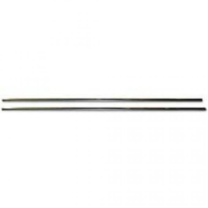 Lower Door Panel Retainer, Stainless, Galaxie, 1959