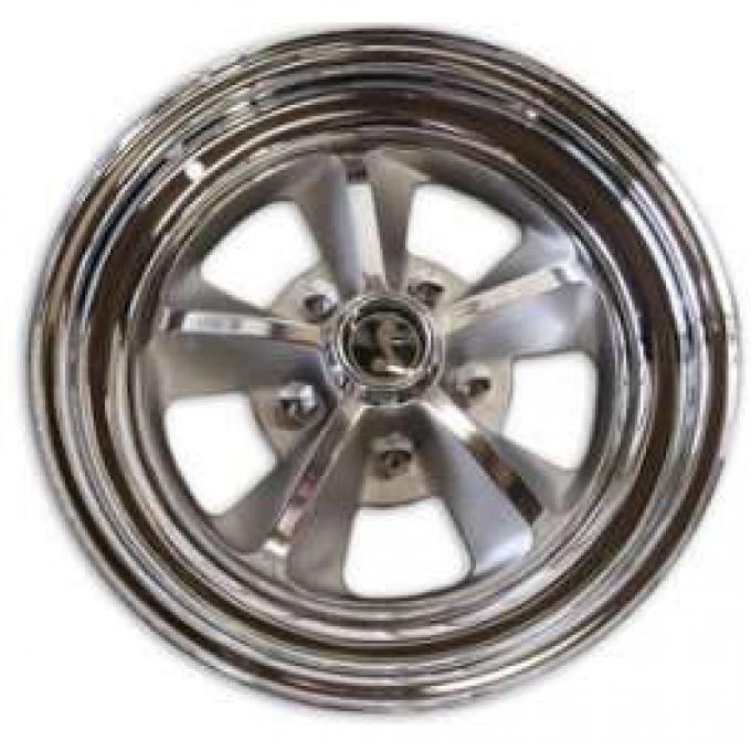 Ford Shelby Wheel, Chromed Steel, 15 x 7, 1969-1970