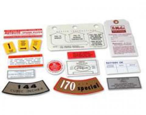 Decal Kit - 144 6 Cylinder - 13 Pieces