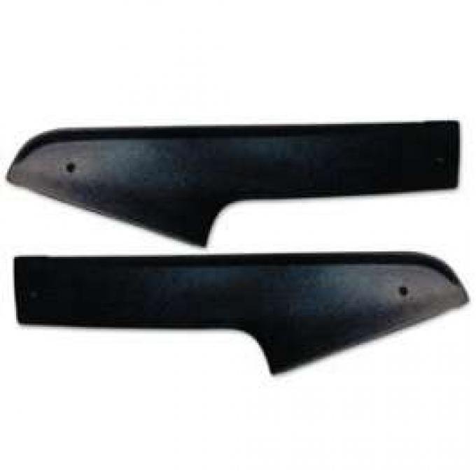 Roof Sail Panel - Black ABS Plastic - Fastback