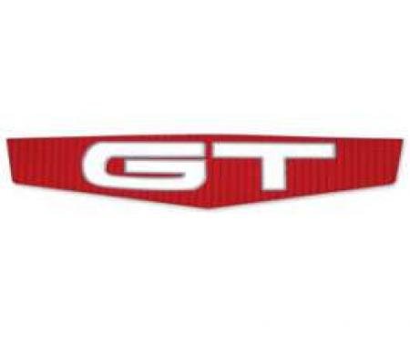 Trunk Ornament Emblem - GT - Peel and Stick Type